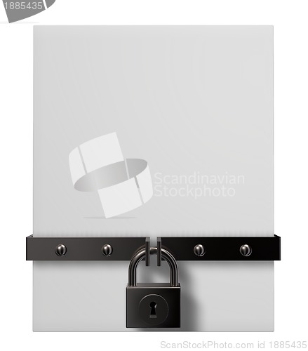 Image of box and padlock