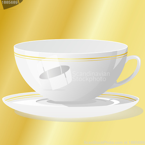 Image of cup with saucer