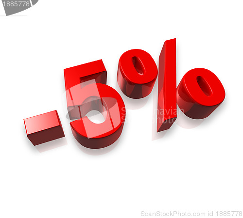 Image of 5% five percent