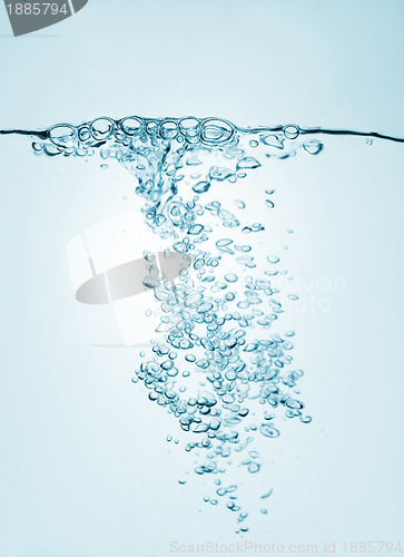 Image of water with bubbles