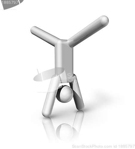 Image of Gymnastics Artistic 3D symbol