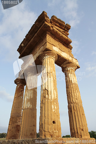 Image of antique greek temple in Agrigento, Sicily