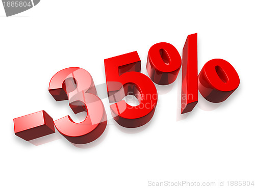 Image of 35% thirty five percent