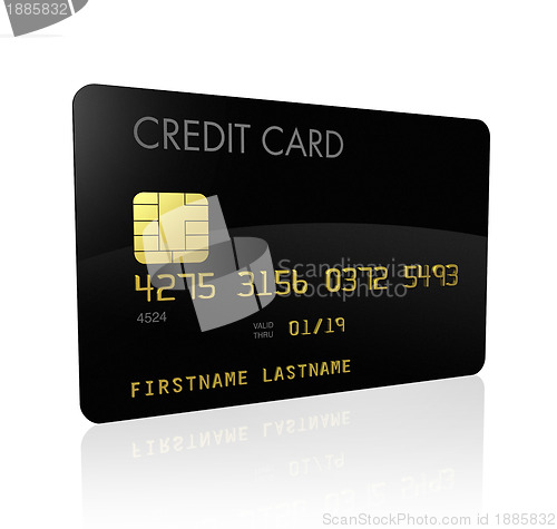 Image of Black credit card