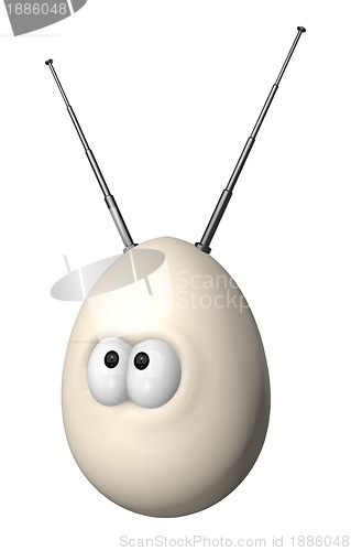 Image of egg with antenna