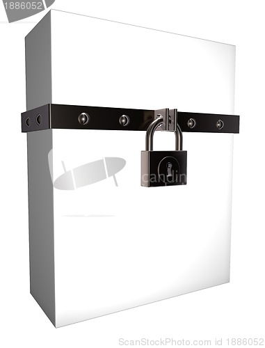 Image of box and padlock
