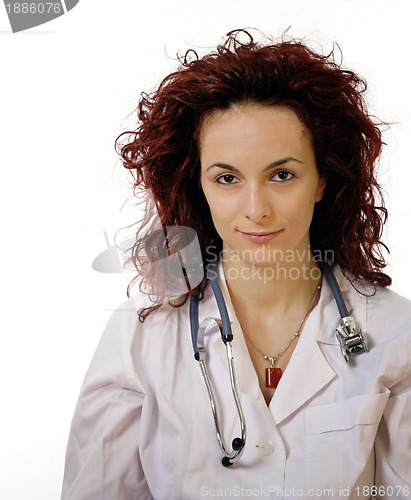 Image of Doctor with stethoscope 