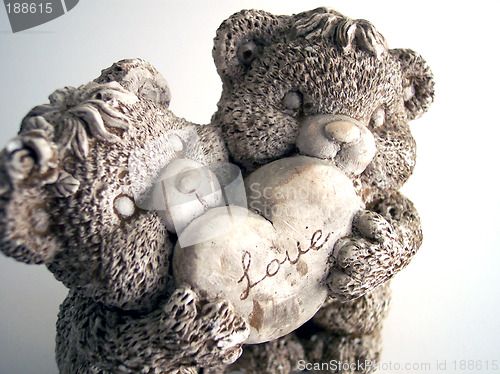 Image of trinket bears in love