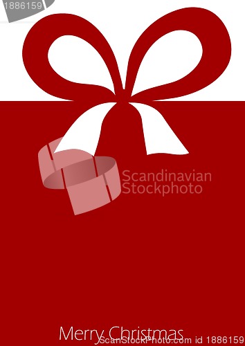 Image of Present with ribbon bow