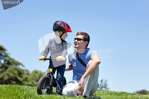 Image of family at the park