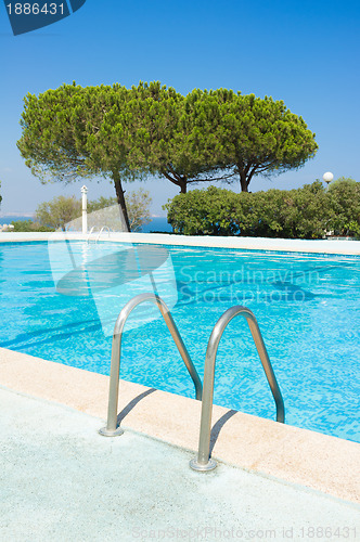 Image of Sunny swimming pool