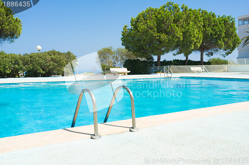 Image of Sunny swimming pool