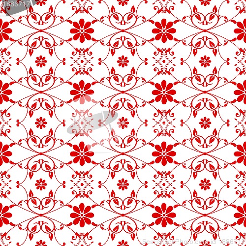 Image of Seamless Floral Pattern
