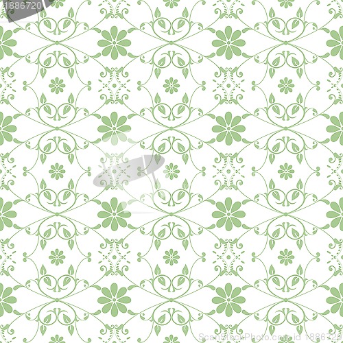 Image of Seamless Floral Pattern
