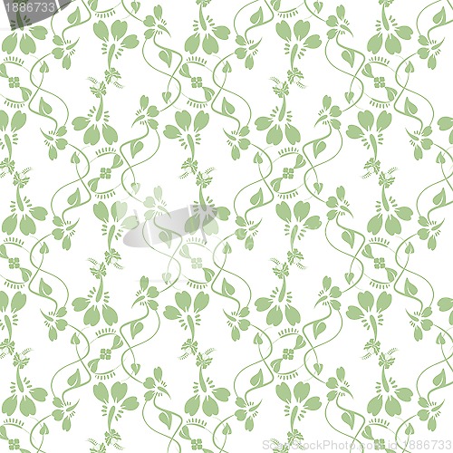 Image of Seamless Floral Pattern