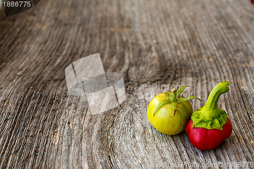 Image of Capsicum and tomato