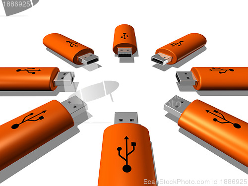 Image of USB keys
