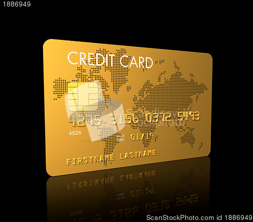 Image of Gold credit card