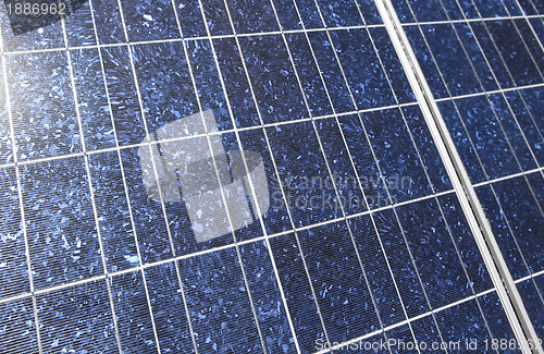 Image of Solar panel detail