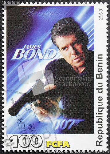 Image of Pierce Brosnan Stamp