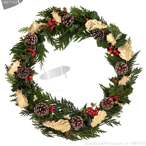 Image of Decorative Christmas Wreath