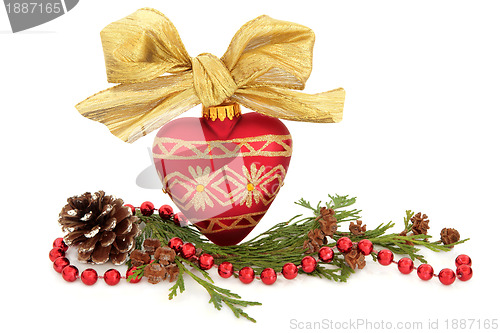 Image of Christmas Bauble and Flora