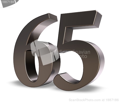 Image of number sixty five