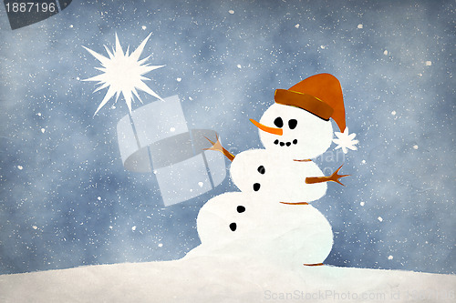 Image of snowman card