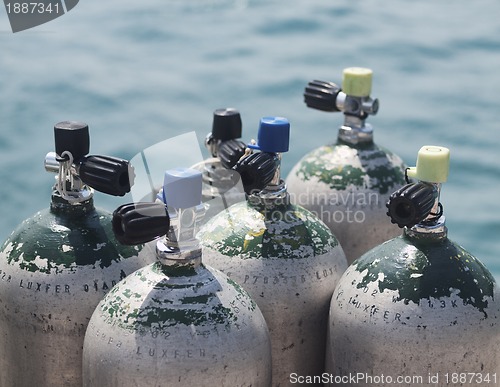 Image of Diving bottles