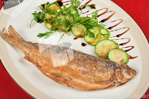 Image of Fried peled fish