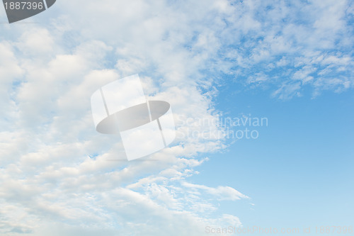 Image of sky with clouds