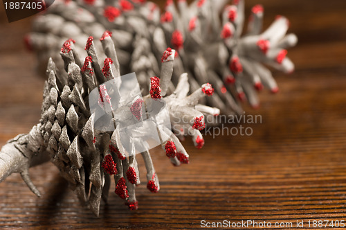 Image of Christmas pine cone