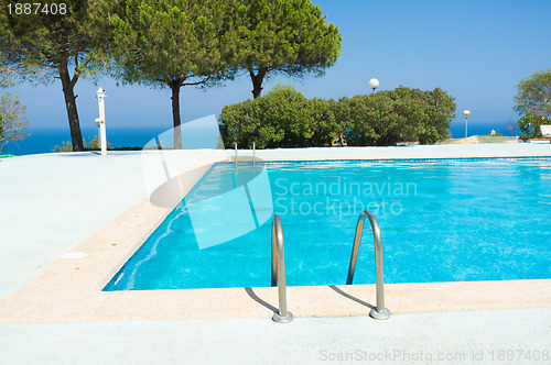 Image of Scenic ocean view pool