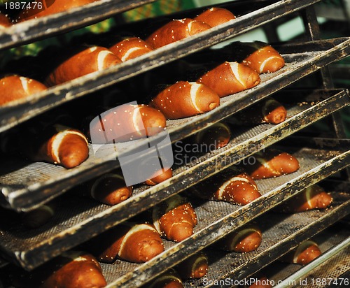 Image of bread factory production