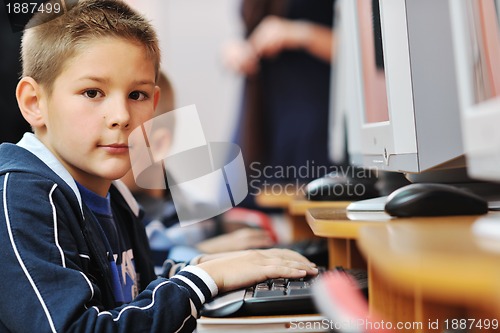Image of it education with children in school