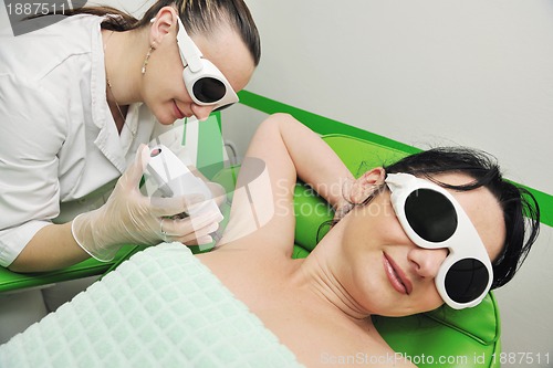 Image of skincare and laser depilation