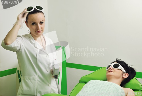 Image of skincare and laser depilation