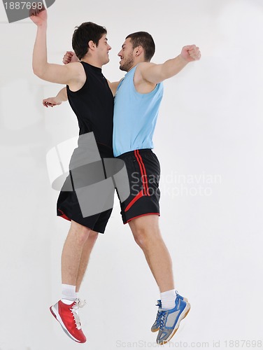 Image of young adults exercise fitness