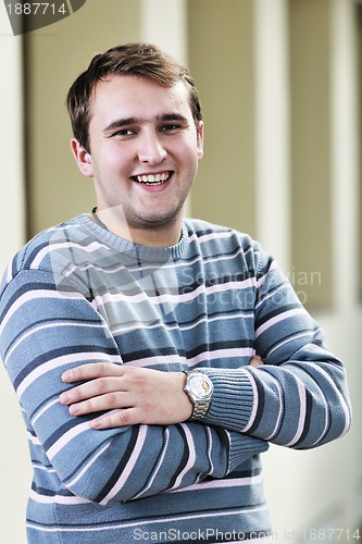 Image of student male portrait at campus