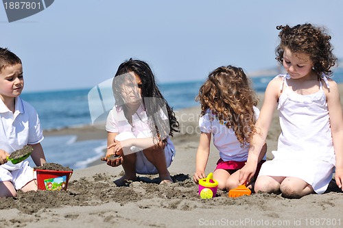 Image of kids playing on beach