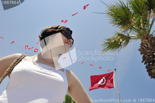 Image of woman travel fashion