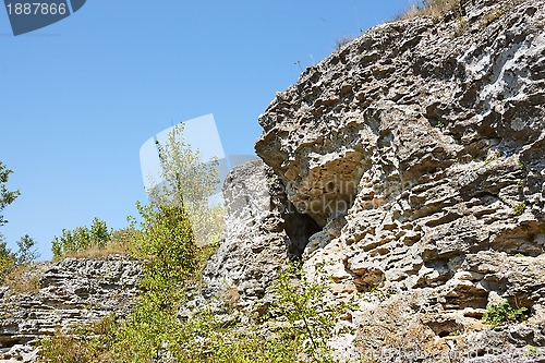 Image of Large limestone rocks