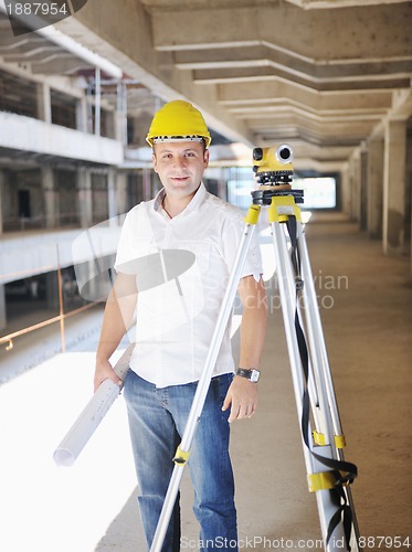 Image of architect on construction site
