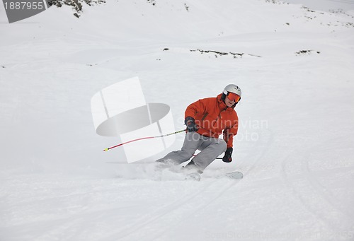 Image of  skiing on on now at winter season