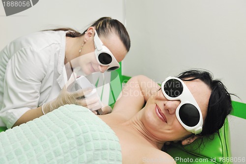 Image of skincare and laser depilation