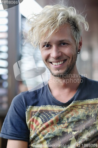 Image of Portrait of an handsome man