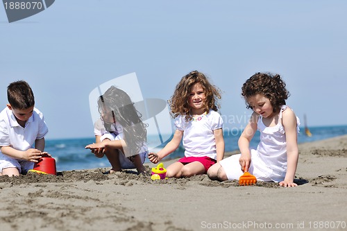 Image of kids playing on beach