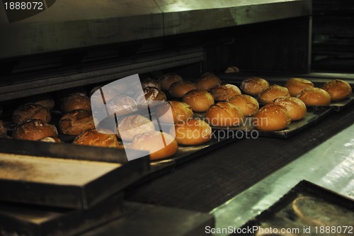 Image of bread factory production