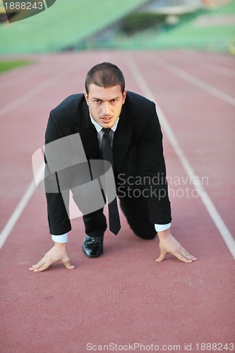 Image of business man in sport