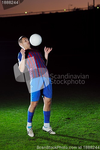 Image of football player in action